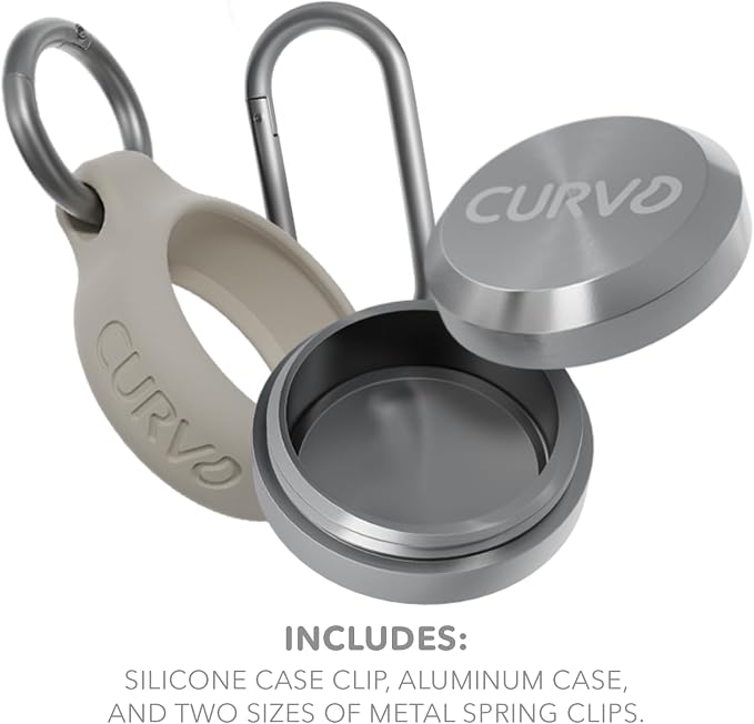 CURVD Premium Carrying Case – Durable Travel Keychain Container, Medicine Pill - Image 2