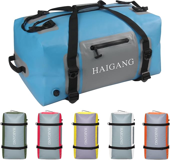 110L Waterproof Duffel Bag Travel Dry Bag, Large Capacity, Adjustable Thickened by Haigang
