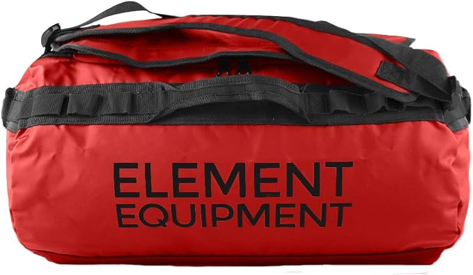 Element Equipment Trailhead Duffel Bag Shoulder Straps Waterproof Red Large - Image 2