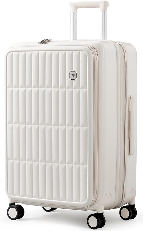 aji Expandable Top Open 26 Inch Checked Luggage by AJIVALUESTYLISHQUALITY
