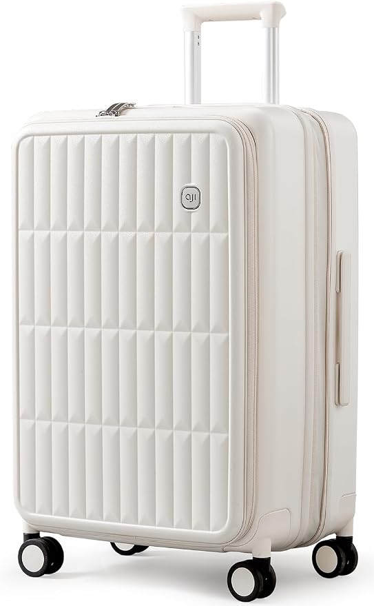 aji Expandable Top Open 24 Inch Checked Luggage by AJIVALUESTYLISHQUALITY