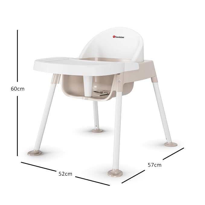 Foundations Secure Sitter 11" Feeding Chair, Stable “No Tip” Feet, 3-Point - Image 3