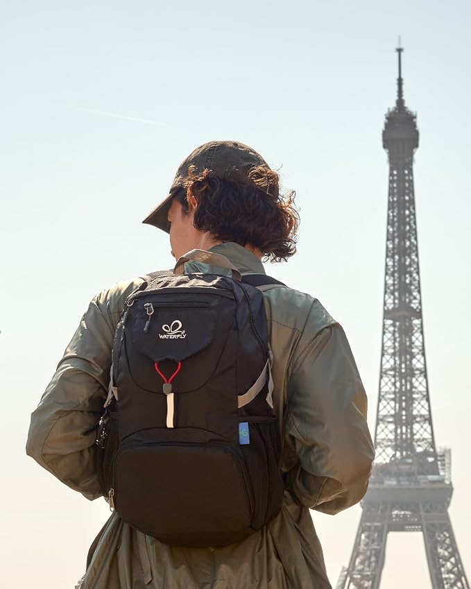 WATERFLY Small Lightweight Packable Backpack: 20l Ultra Light Foldable Travel - Image 9
