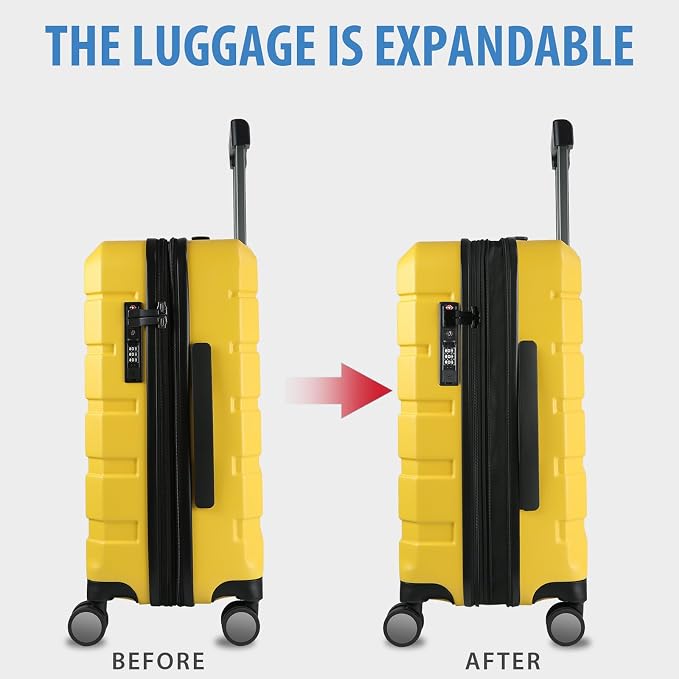 KROSER Hardside Expandable Carry On Luggage - Image 5