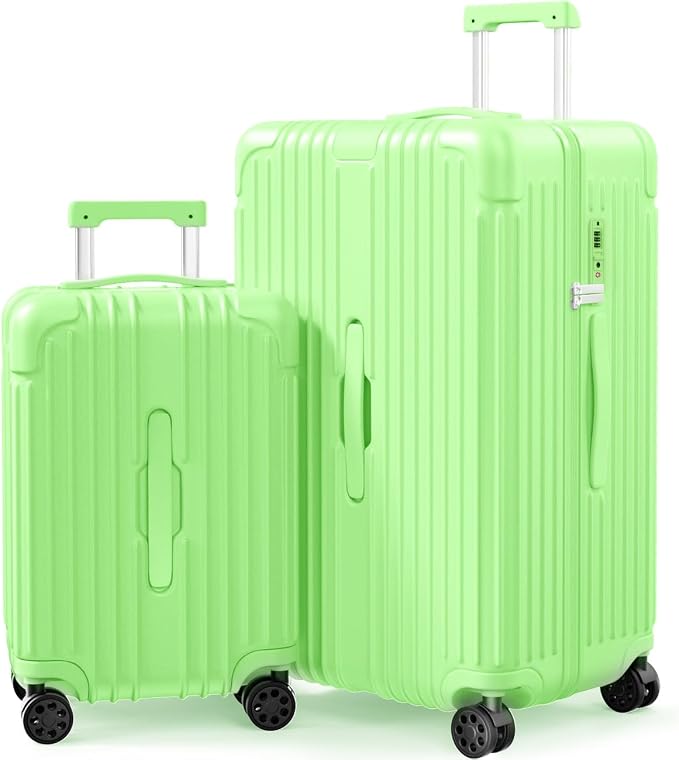 Krute Luggage Sets 2 Pieces PC+ABS Hardshell Suitcase by Krute