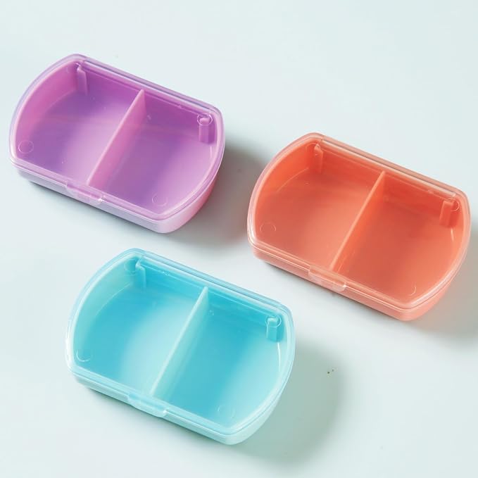 4PCS Small Pill Case Travel Pill Box Cute Pill Organizer - Image 7