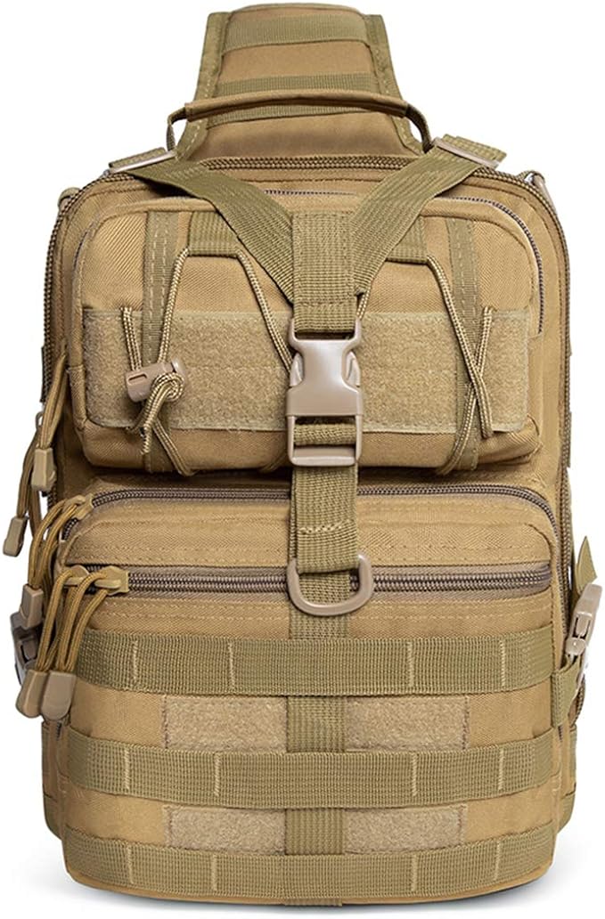 hopopower Tactical Sling Bag Pack Military Rover Shoulder Backpack EDC Assault - Image 2