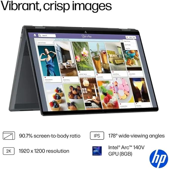 HP OmniBook X Flip 16 2-in-1 Laptop: 16" FHD+ Touchscreen, Intel Core Ultra 7 - Image 6