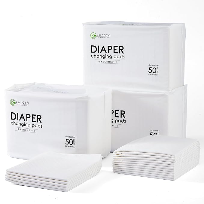 Disposable Changing Pads for Baby, 150 Pack Disposable Changing Pad Liners by ExploreMore