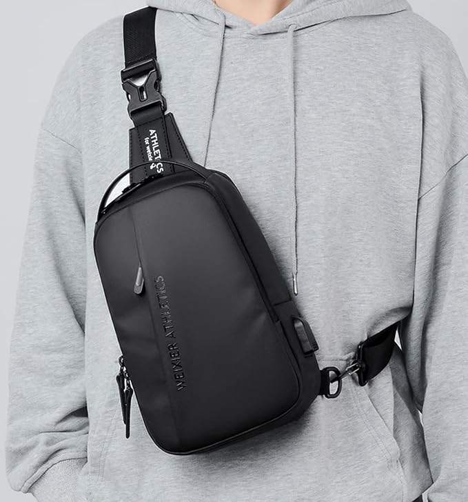 Waterproof Sling Bags Mens Shoulder Crossbody Backpack - Image 2