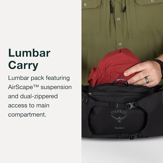 Osprey Talon 6L Men's Lumbar Hiking Waist Pack - Image 3