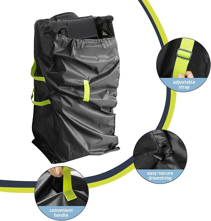 Gate Cheak Stroller Bag for Airplane Travel, Standard or Double Stroller Travel - Image 4