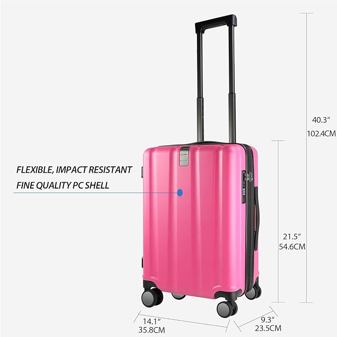 KROSER Hardside Expandable Carry On Luggage - Image 2
