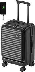 HotWay 24 Inch Expandable Front Opening Checked Luggage by Unknown