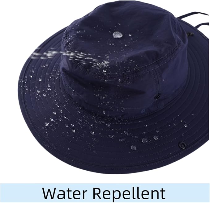 Connectyle Sun Hat for Men Women Outdoor UV Protection Safari Hat for Fishing - Image 4