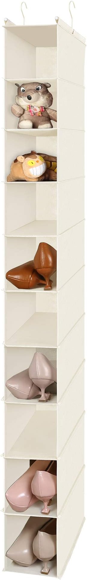 MAX Houser 10-Shelf Hanging Shoe Shelf Organizer, Hanging Shoe Storage by MAXHouser