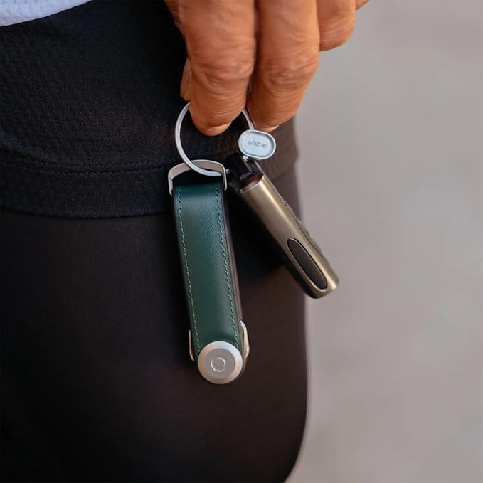 Orbitkey Key Organizer Hybrid Leather | Premium Nappa leather & TPU, Stainless - Image 8