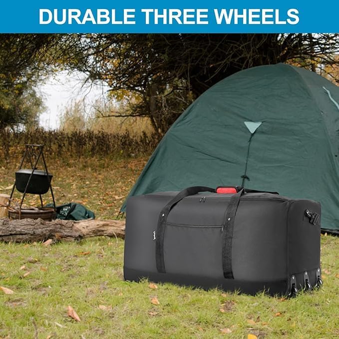 Finnhomy 120L Foldable Rolling Duffel Bag - Image 7