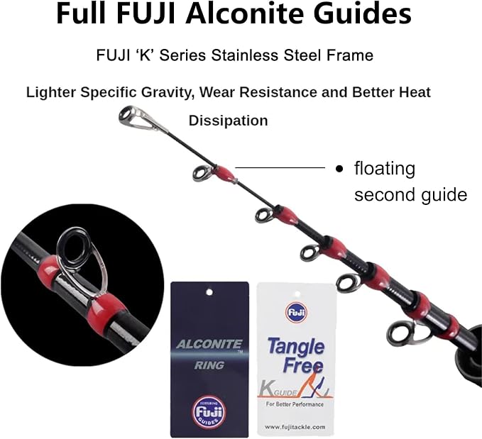 PURELURE Telescopic Fishing Rod Ultralight or Light, Carbon Fiber Rod Spinning - Image 4