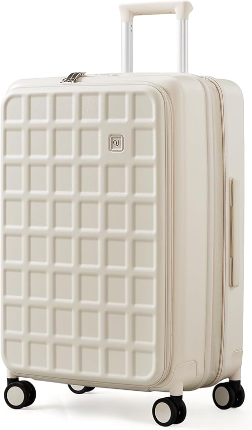 aji Expandable Top Opening 26 Inch Checked Luggage by AJIVALUESTYLISHQUALITY