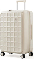 aji Expandable Top Opening 26 Inch Checked Luggage by AJIVALUESTYLISHQUALITY