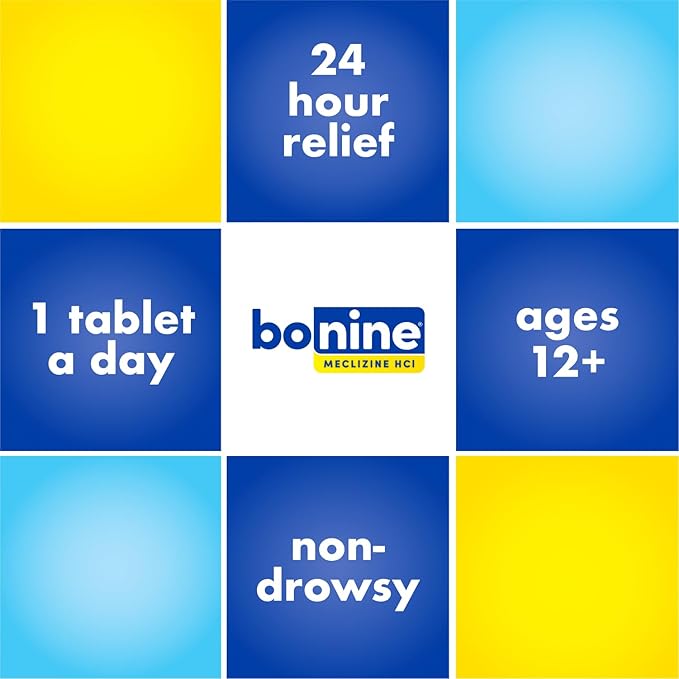 Bonine Non-Drowsy for Motion Sickness Relief, Sea Sickness, Car Sickness - Image 4