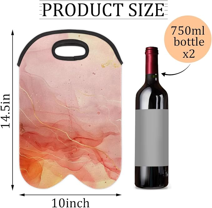 Wine Carrier Tote Personalized Bag - Image 2