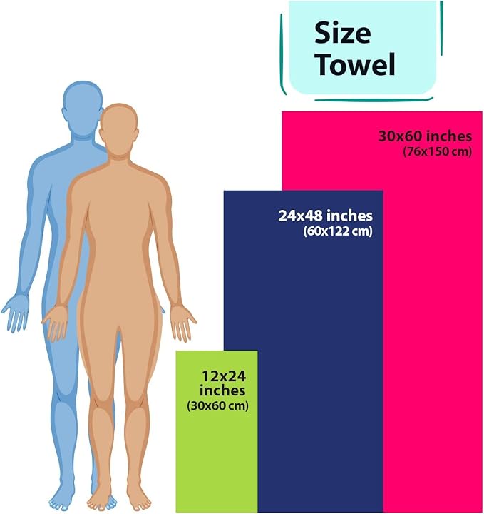 Outdoors Microfiber Towel Fast Drying Soft Feel Fast Action Drying - Image 3