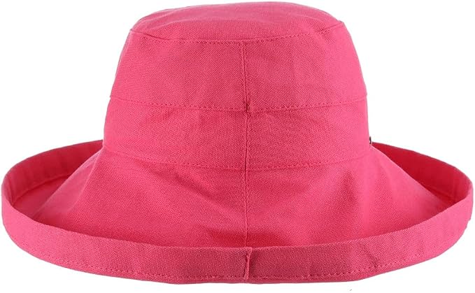 Scala Women's Cotton Hat with Inner Drawstring and Upf 50+ Rating by SCALA