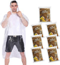 Rain Ponchos, with Drawstring Hood （10 Pack） Emergency Disposable Rain Ponchos by COOY