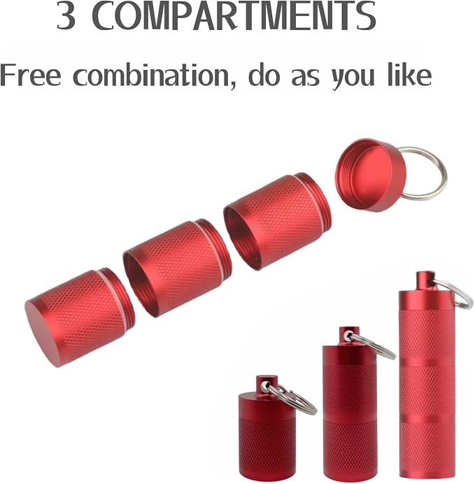 Waterproof Keychain Pill Holder - Image 4