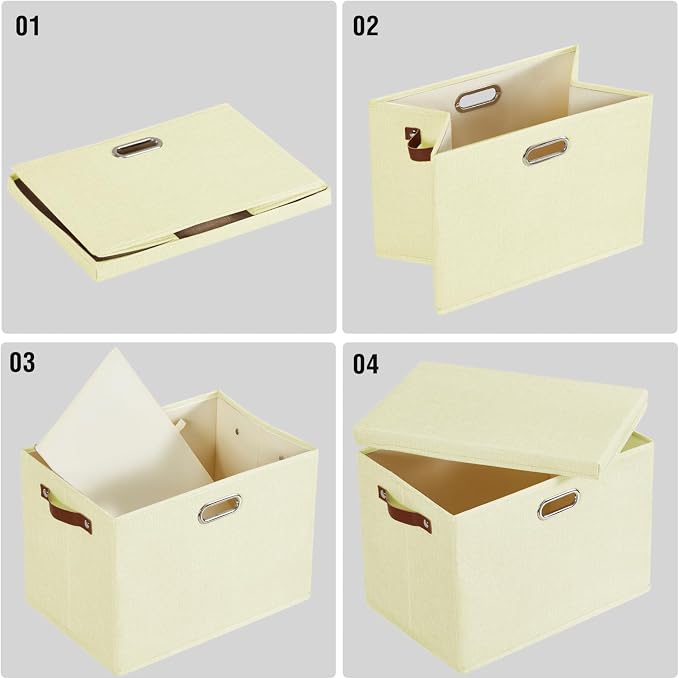 17" Large Collapsible Storage Bins - Image 6
