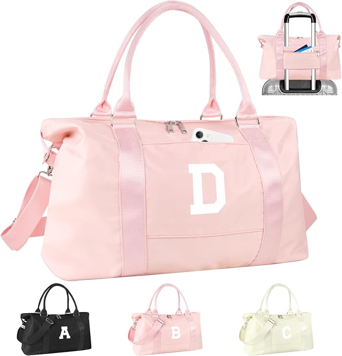 Initial Travel Duffel Bag Sports Gym Bag by izuzta