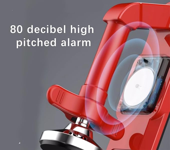 Portable Alarm Door Stopper Door Stop Alarm Door Stoppers Security Easy to - Image 7