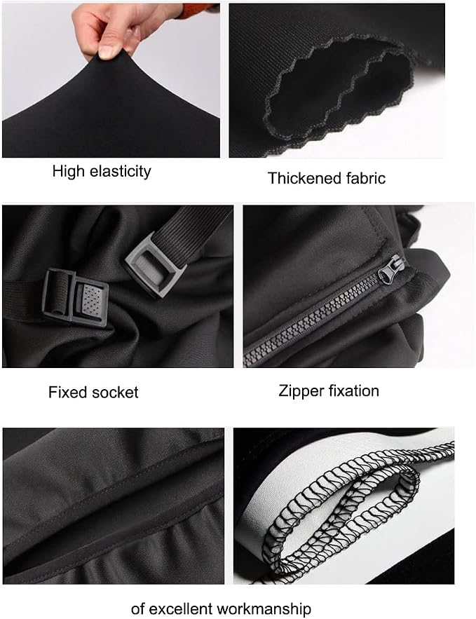 MosaiRudo Thicker Luggage Cover Elastic Suitcase Cover Protector Fits 18-32 - Image 4