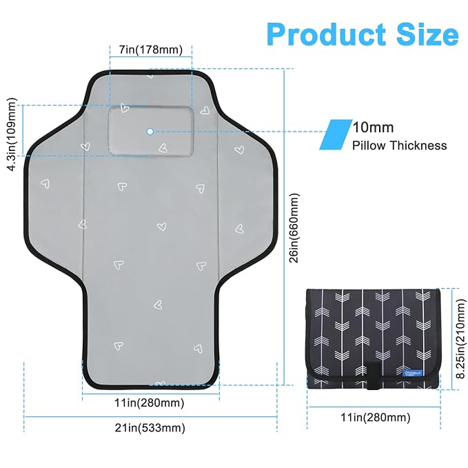 Baby Portable Changing Pad Travel - Image 4