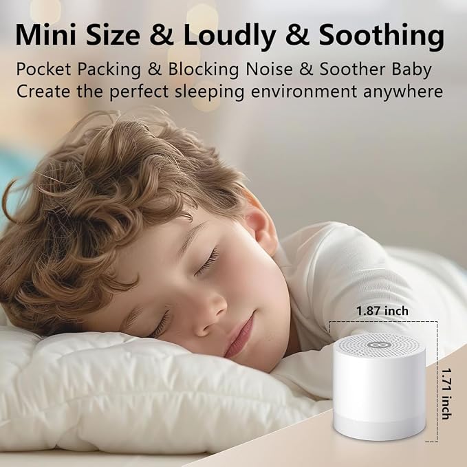 Portable Baby Sound Machine Mini White Noise Machine - Image 4