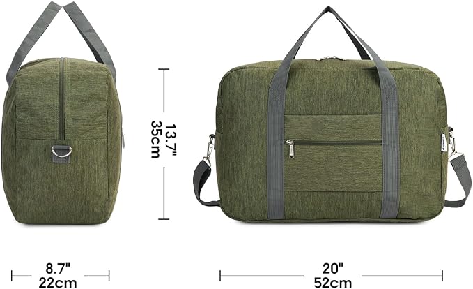 For United Airlines Foldable Carry on Bag 22x14x9 Travel Duffel Bag Packable - Image 4