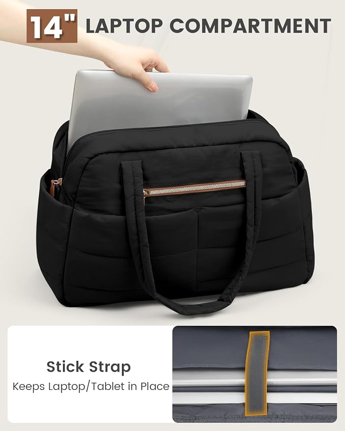 Travel Duffle Bag, Puffer Carry On Duffel Bag - Image 3