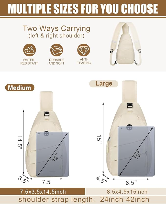 Crossbody Bags for Women Men Trendy Sling Bag Bakpack Casual Chest Bag - Image 2