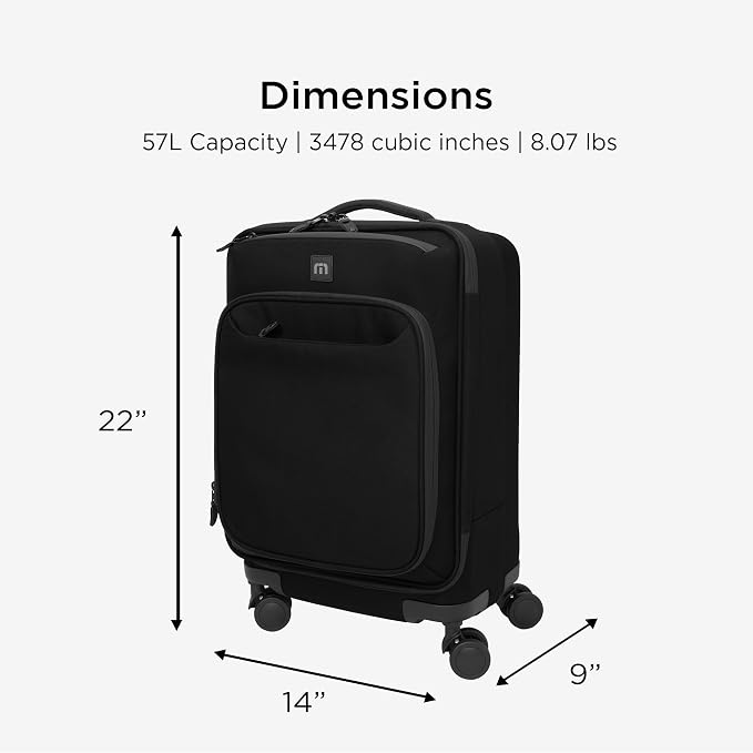 TravisMathew Quad Carry-On Spinner TMB400 - Image 5