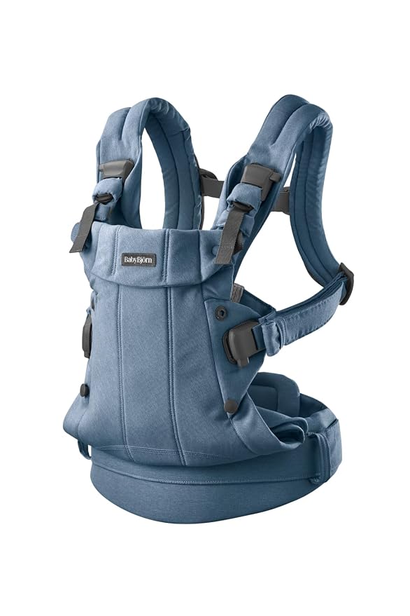 BabyBjörn Baby Carrier Harmony, Woven mélange, Outward-Facing, and Back by BabyBj%C3%B6rn