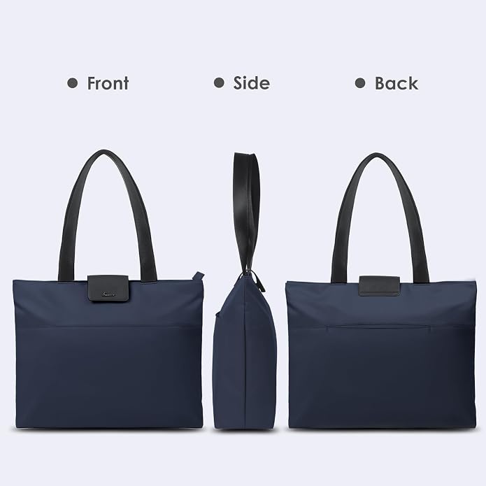 SIMTOP Tote Bag for Women with Magnetic Pocket Water Resistant Polyester 16.2" - Image 7