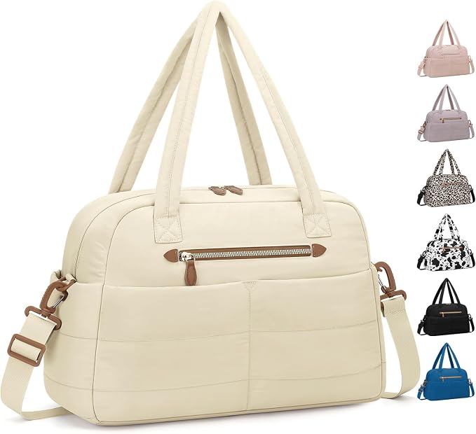 Travel Duffle Bag, Puffer Carry On Duffel Bag by Pritent
