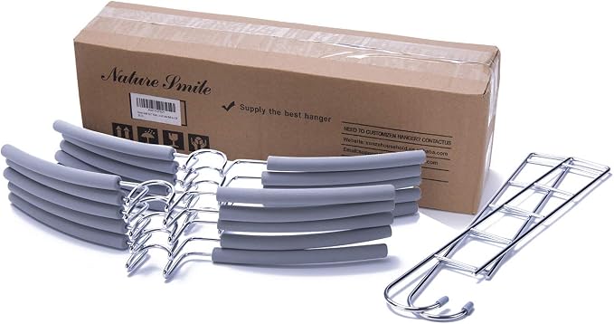 Nature Smile No Shoulder Bump Multiple Sweater Coat Clothes Hangers - Image 3