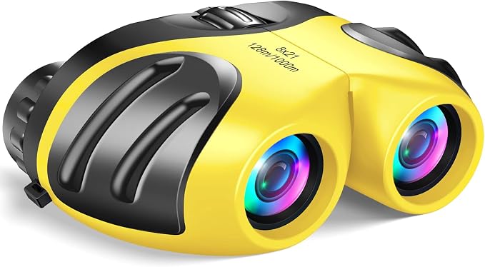 LET'S GO! Binocular for Kids, Compact High Resolution Shockproof Binoculars by LETSGO