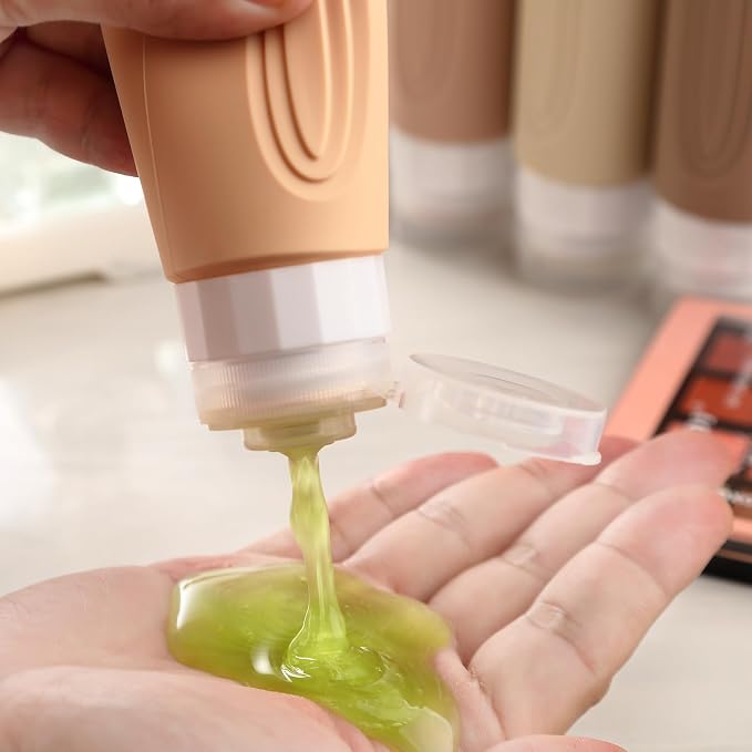 Travel Bottles for Toiletries, Tsa Approved 3oz Travel Size Containers BPA Free - Image 4