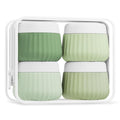Travel Containers for Toiletries 4 Pack, TSA Approved Travel Size Toiletries by Mrsdry