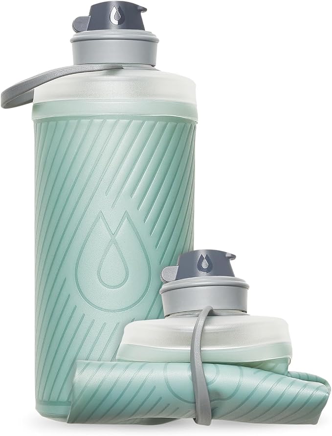 HydraPak Flux - Collapsible Backpacking Water Bottle - BPA Free, Ultra Light by Hydrapak