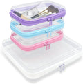 4PCS Clear Hard Zipper Case by Canumer
